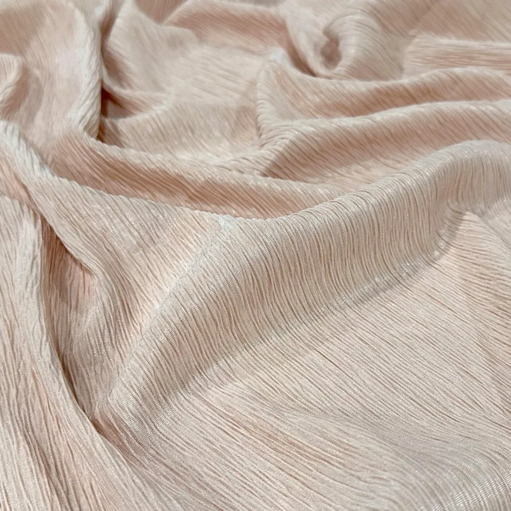 Bella Crepe Table Linen in Blush
