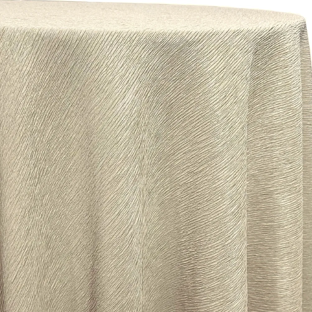 Bella Crepe Table Linen in Bone