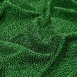 Bella Crepe Table Linen in Hunter Green
