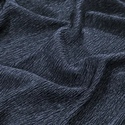 Bella Crepe Table Linen in Navy
