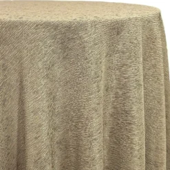 Bella Crepe Table Linen in Taupe