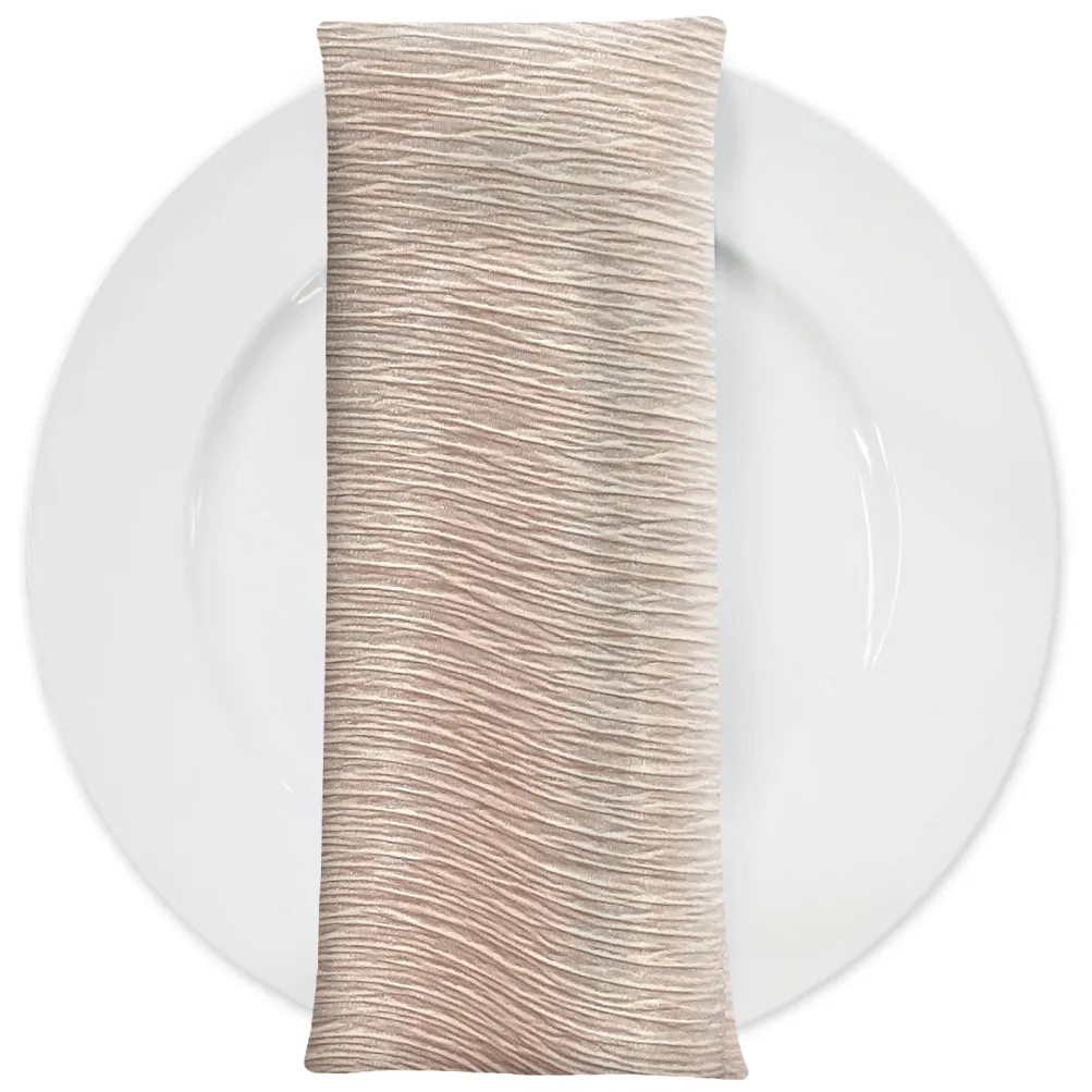 Bella Crepe Table Napkin in Blush