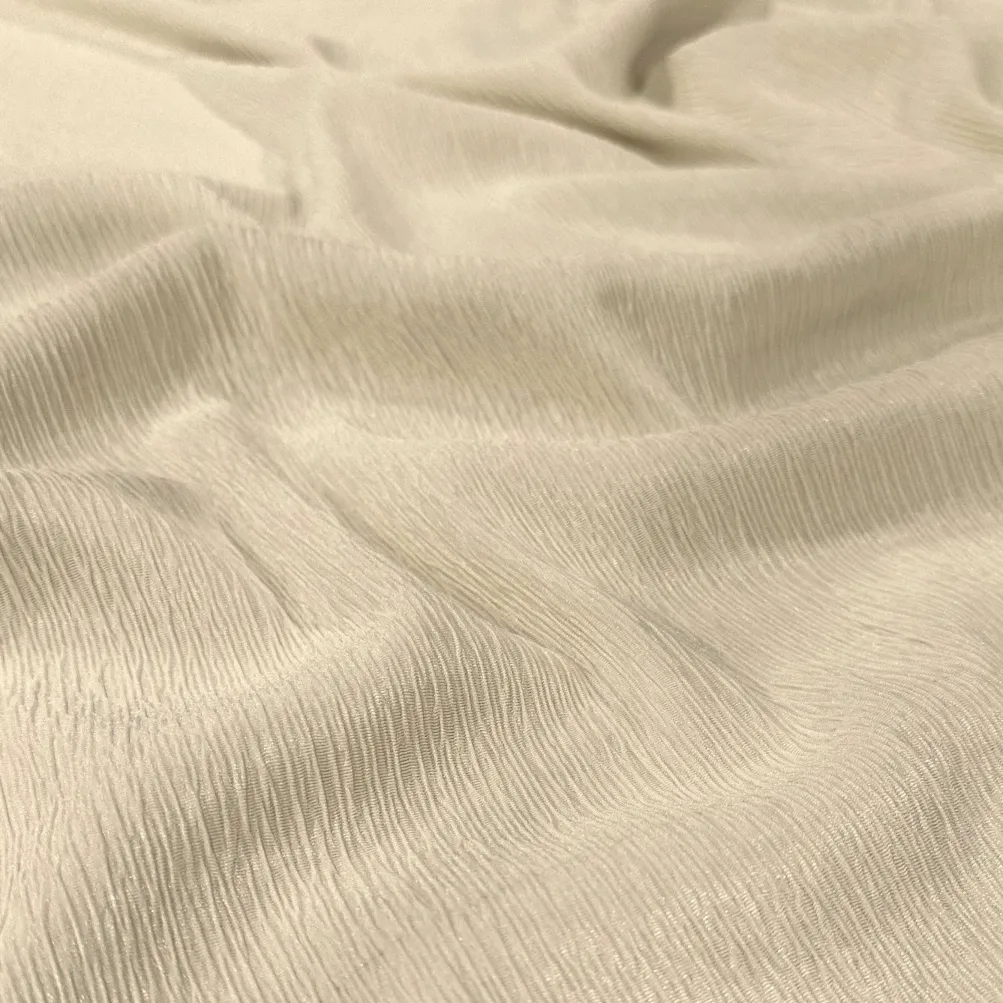 Bella Crepe Table Runner in Bone