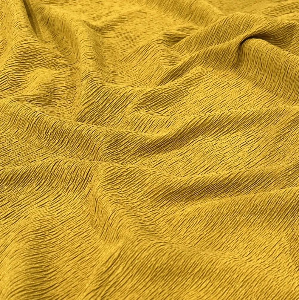 Bella Crepe Table Runner in Gold