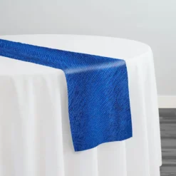 Bella Crepe Table Runner in Royal