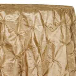 Belly Button (Pinwheel) Table Linen in Gold
