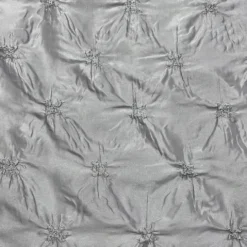 Belly Button (Pinwheel) Table Linen in Silver