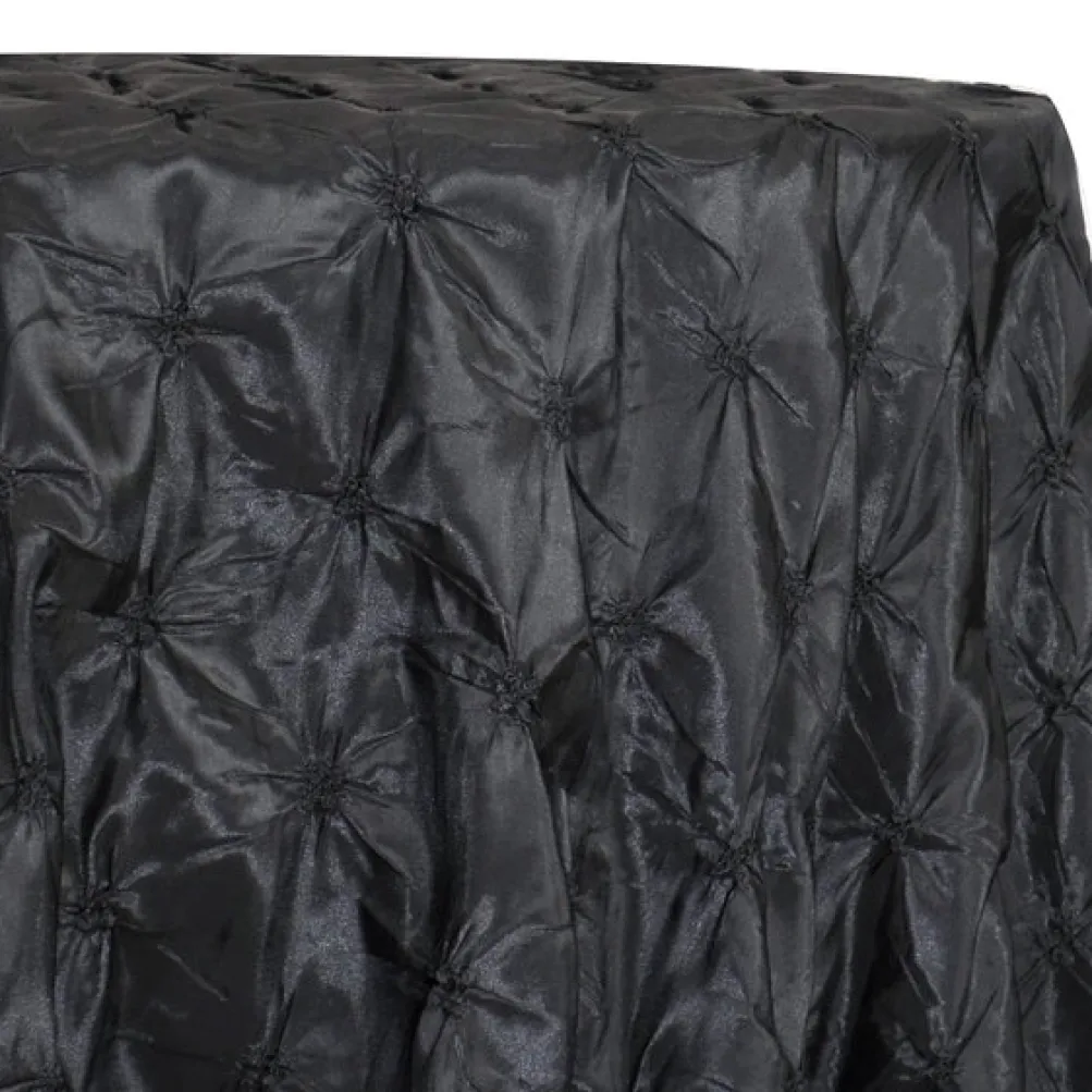 Belly Button (Pinwheel) Table Linen in Black