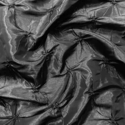 Belly Button (Pinwheel) Table Linen in Black