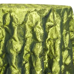 Belly Button (Pinwheel) Table Linen in Olive