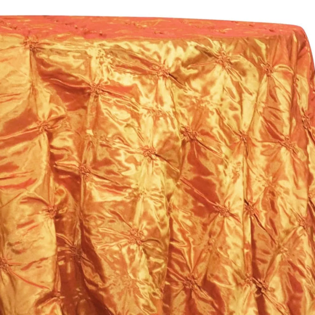 Belly Button (Pinwheel) Table Linen in Orange