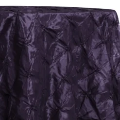 Belly Button (Pinwheel) Table Linen in Raisin