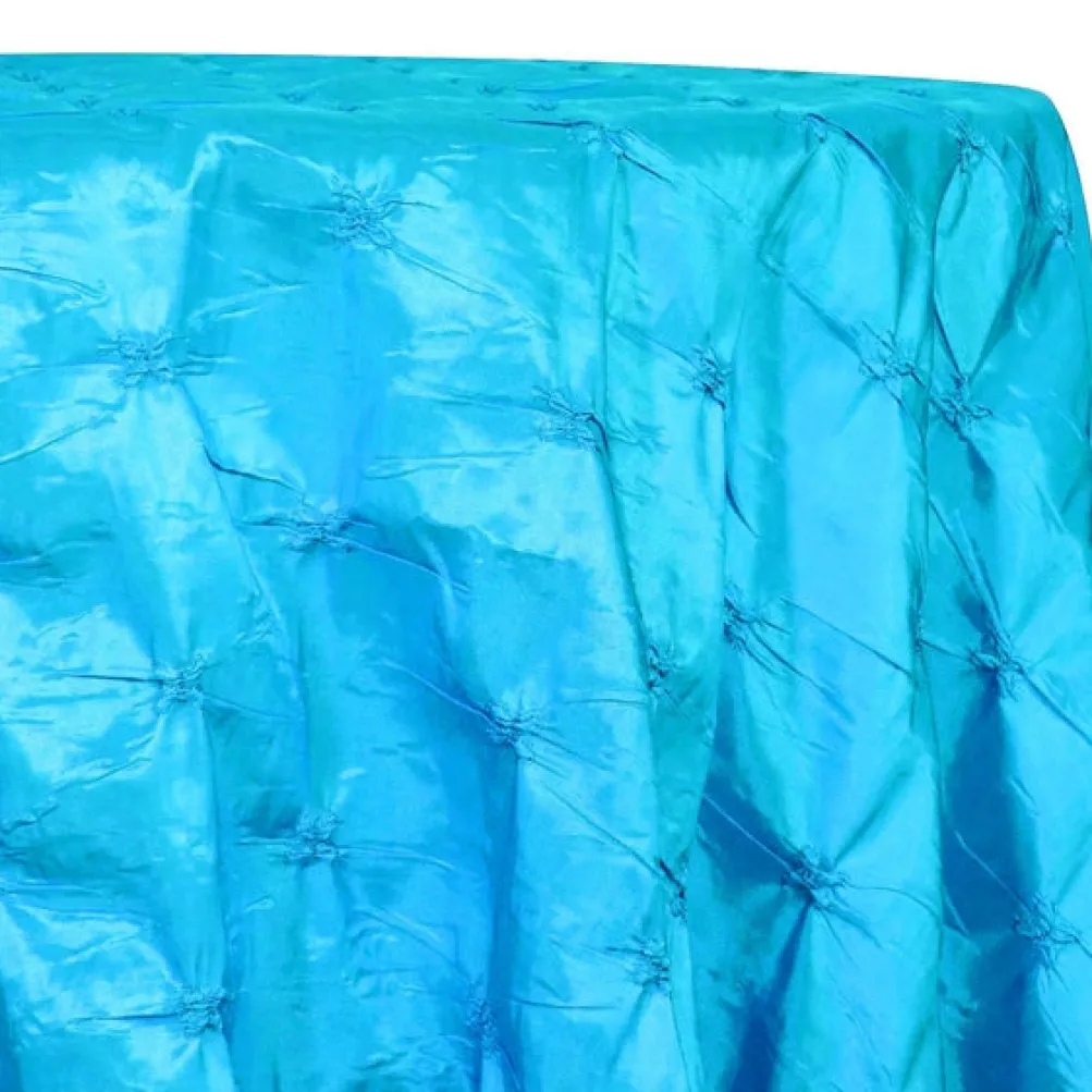 Belly Button (Pinwheel) Table Linen in Turquoise