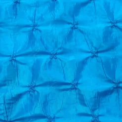 Belly Button (Pinwheel) Table Linen in Turquoise