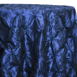 Belly Button (Pinwheel) Table Linen in Navy