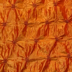 Belly Button (Pinwheel) Table Runner in Orange
