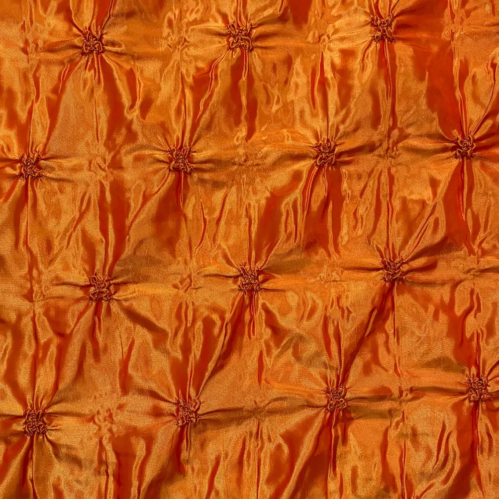 Belly Button (Pinwheel) Table Runner in Orange