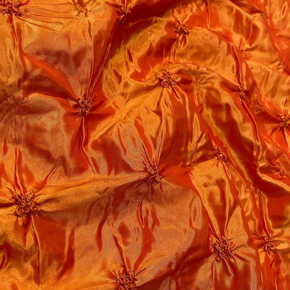 Belly Button (Pinwheel) Table Runner in Orange