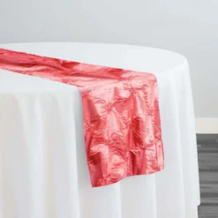 Belly Button (Pinwheel) Table Runner in Coral