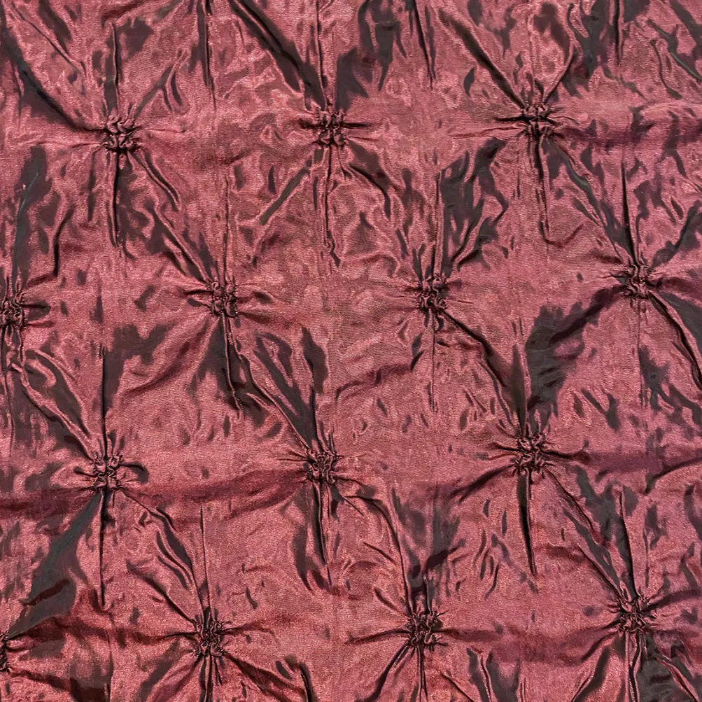 Belly Button (Pinwheel) Table Runner in Burgundy