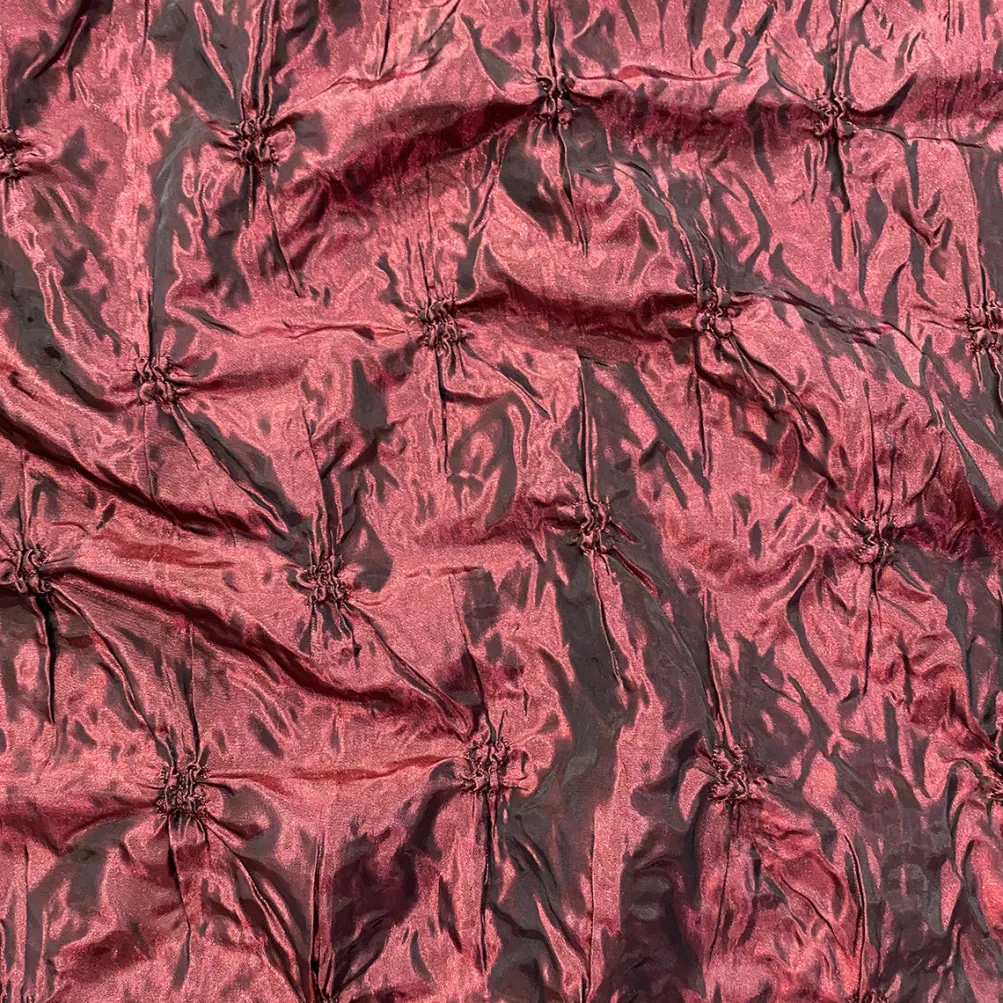 Belly Button (Pinwheel) Table Runner in Burgundy