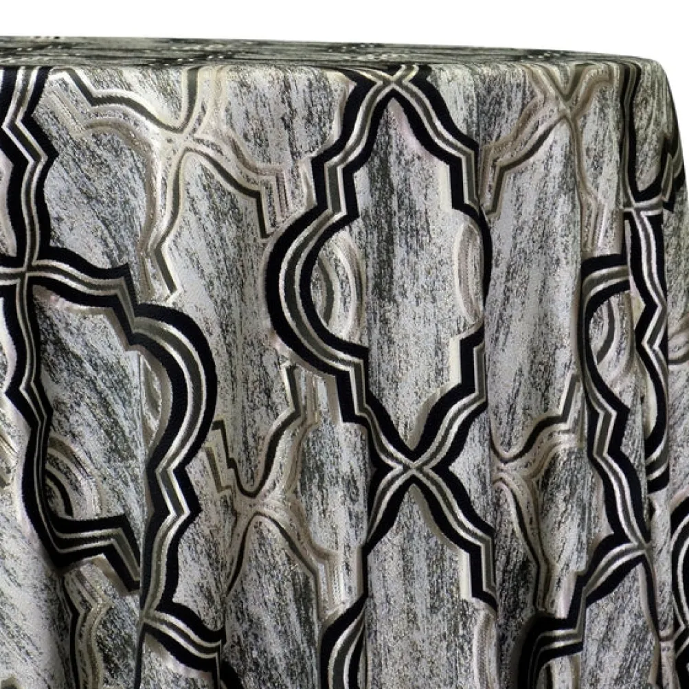 Bentley Jacquard Table Linen in Black