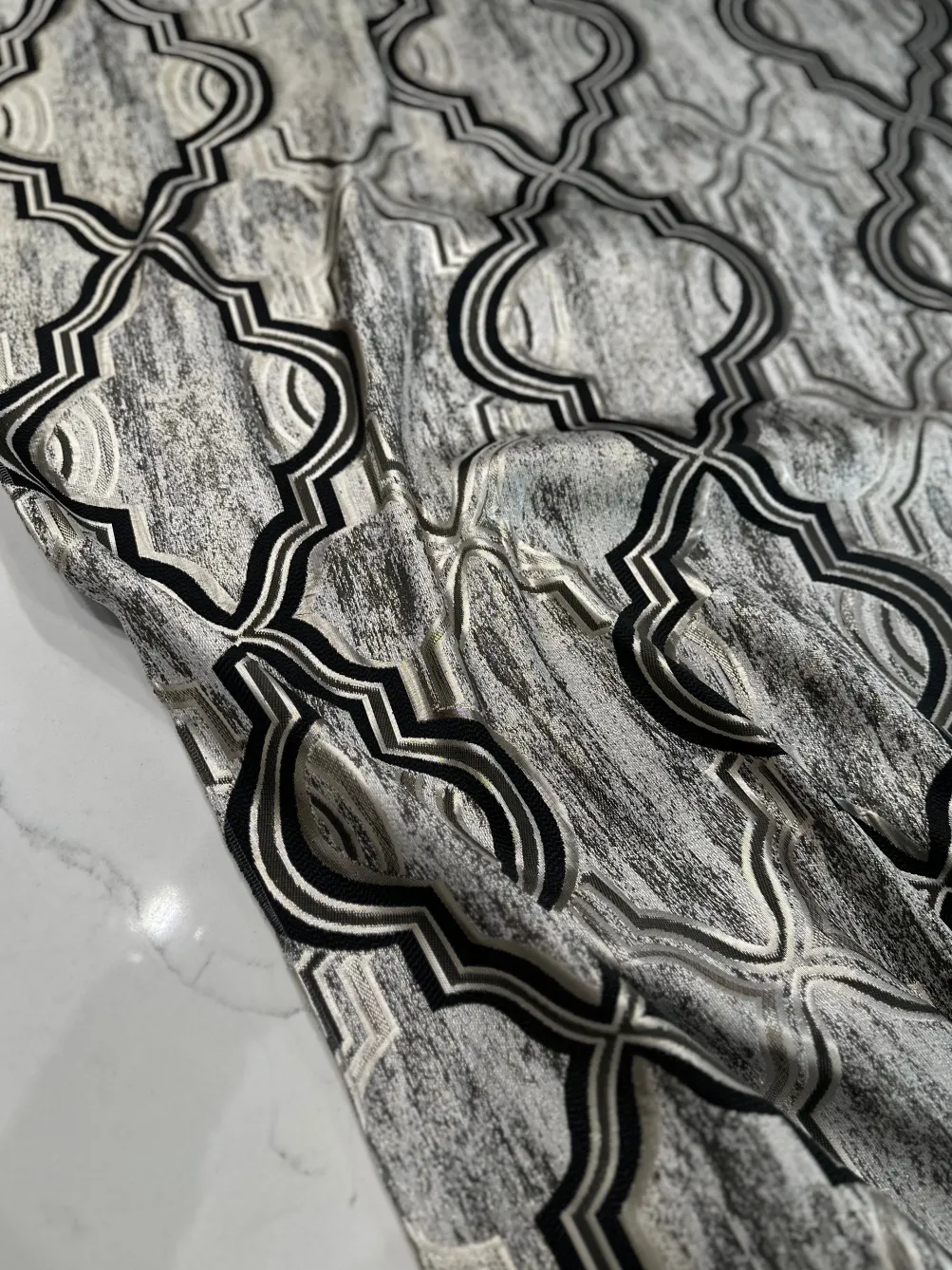 Bentley Jacquard Table Linen in Black