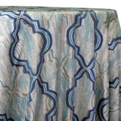 Bentley Jacquard Table Linen in Turquoise
