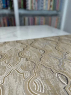 Bentley Jacquard Table Linen in Gold