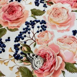 Blush Bouquet (Poly Print) Table Linen