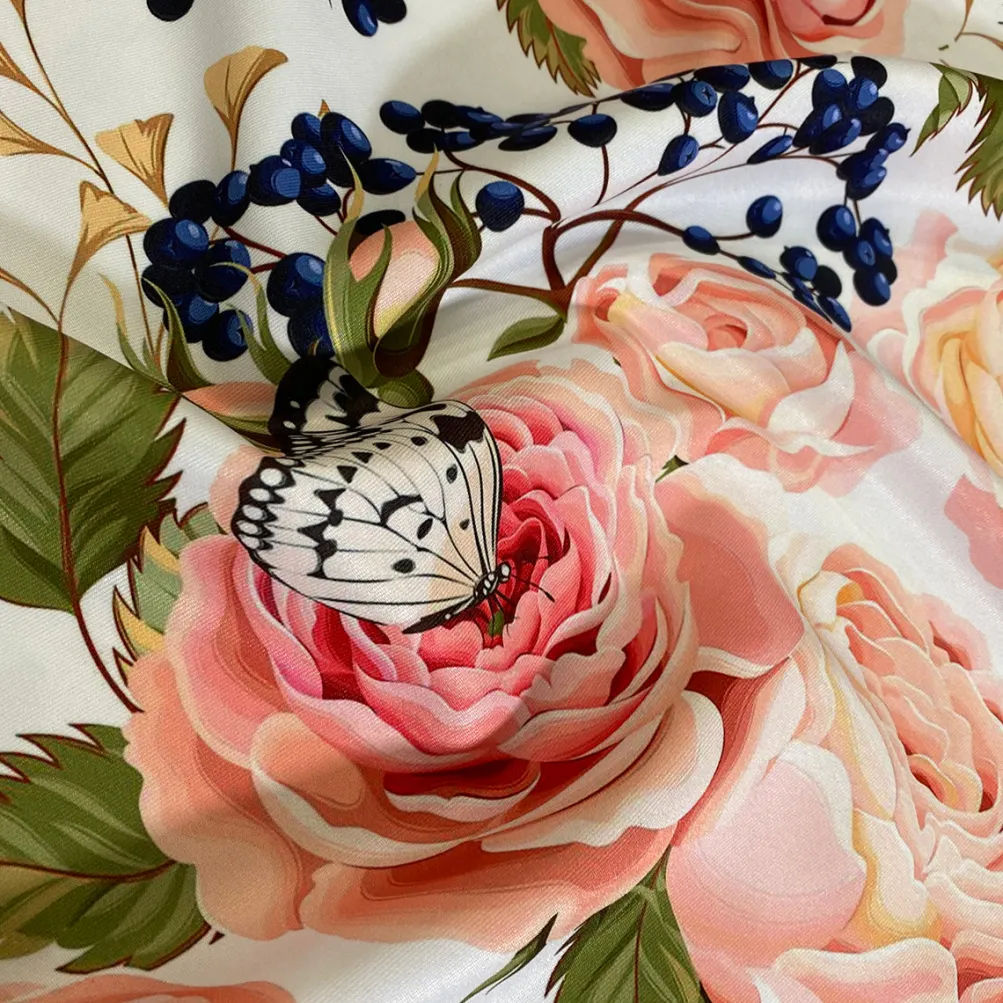 Blush Bouquet (Poly Print) Table Napkin