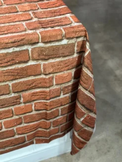 Brick (Poly Print) Table Linen