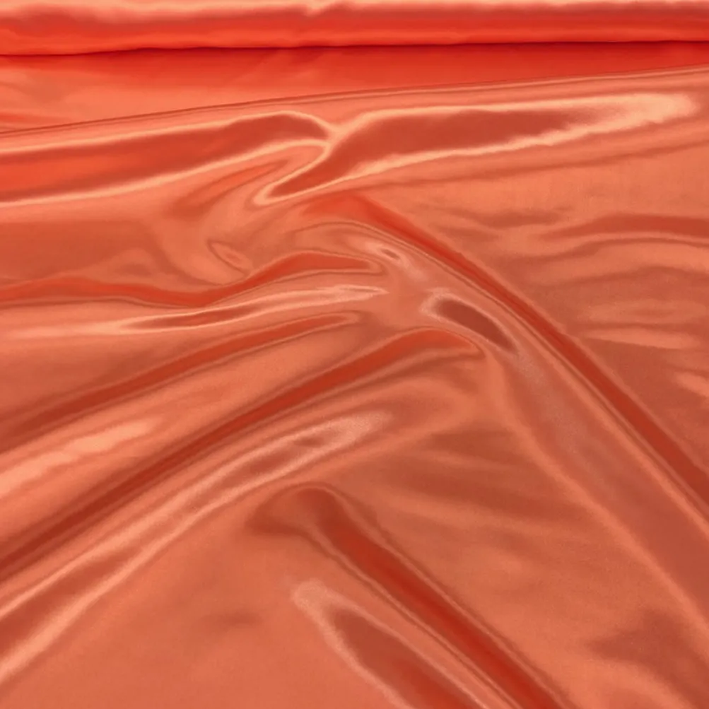 Bridal Satin Table Linen in Dark Orange 622