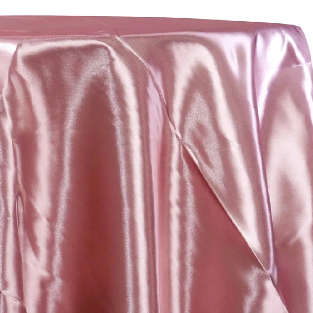 Bridal Satin Table Linen in Dark Pink 158