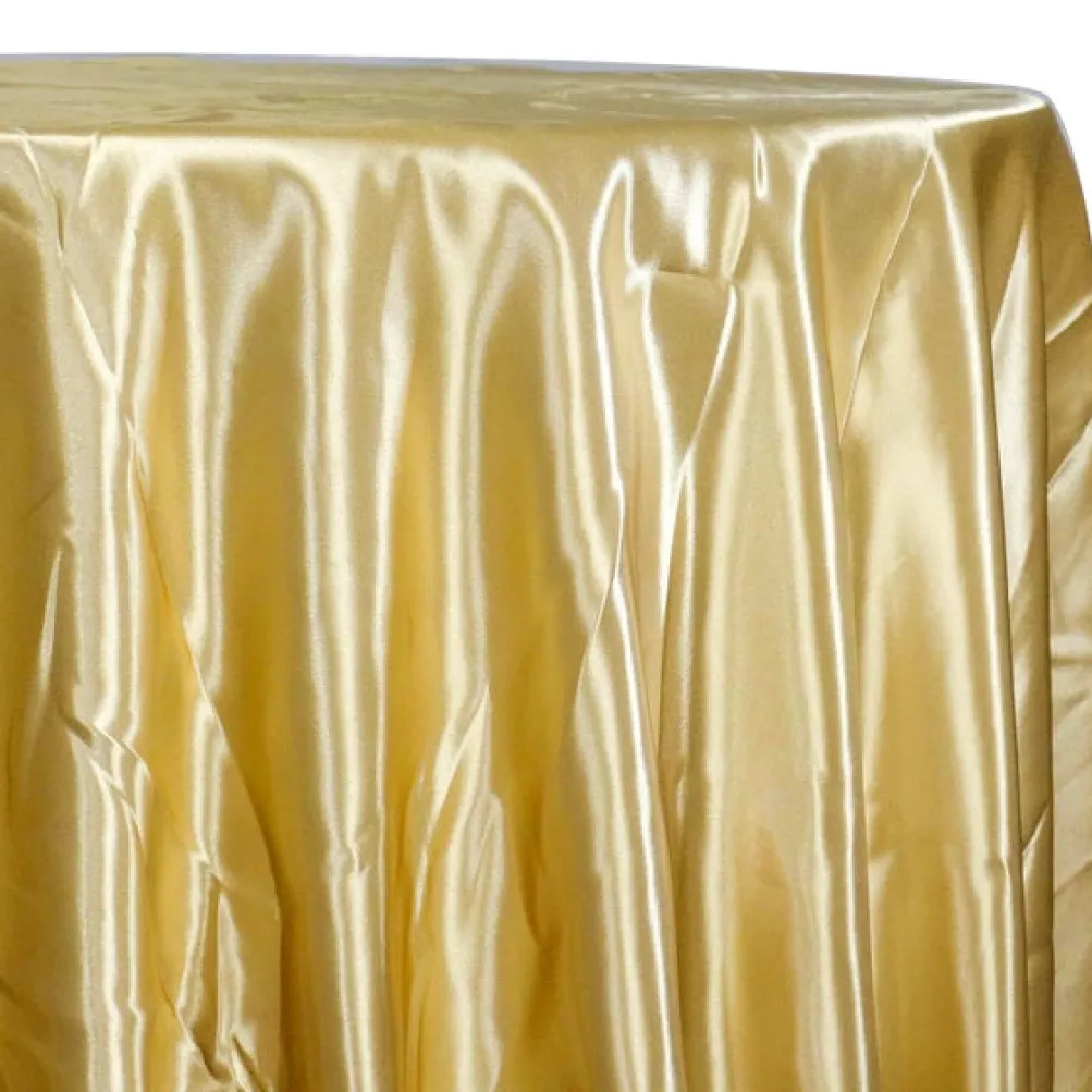 Bridal Satin Table Linen in Gold 902