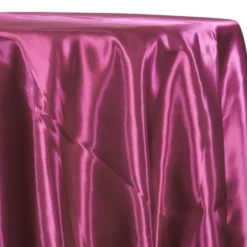 Bridal Satin Table Linen in Guava 160
