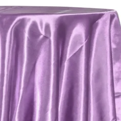 Bridal Satin Table Linen in Lavender 468