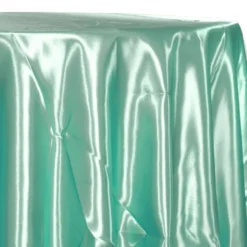 Bridal Satin Table Linen in Mint 765