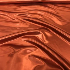 Bridal Satin Table Linen in Rust 375