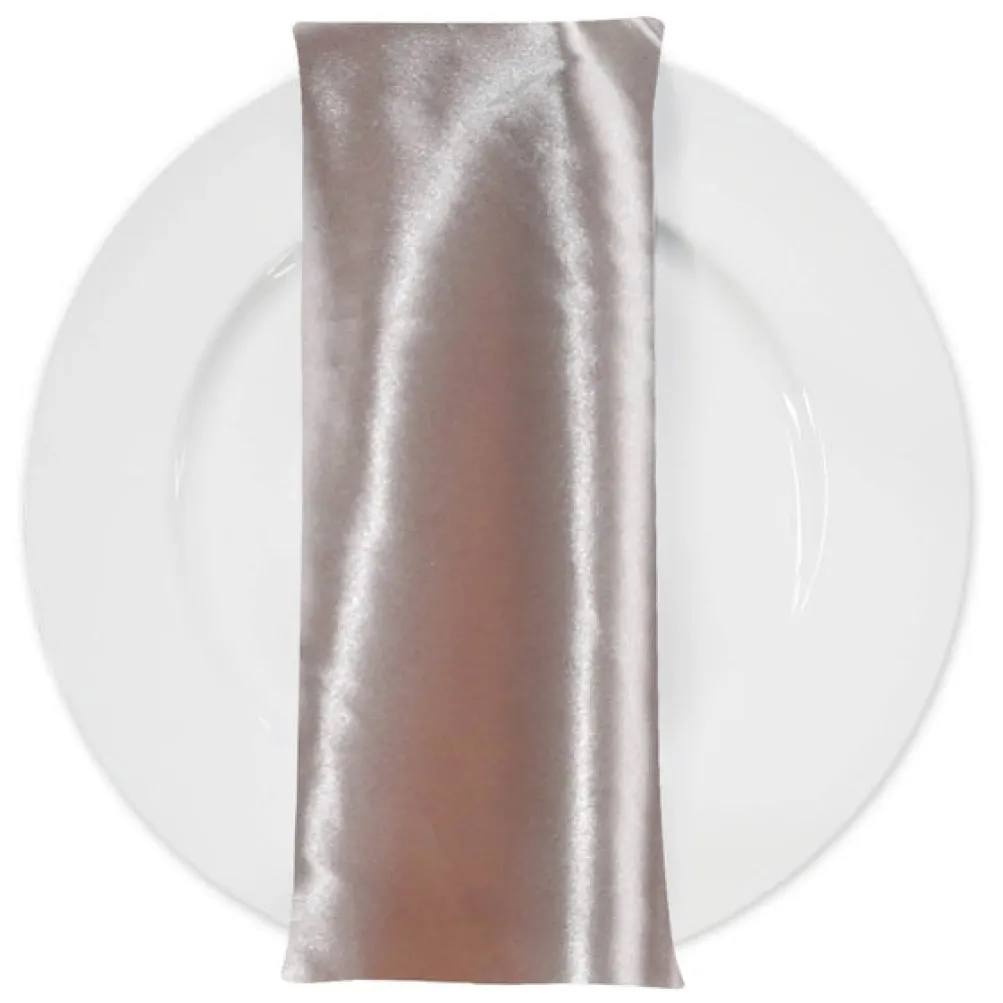 Bridal Satin Table Napkin in Blush 075
