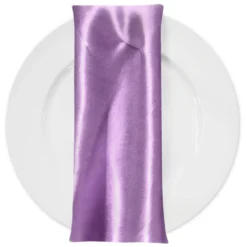 Bridal Satin Table Napkin in Lavender 468