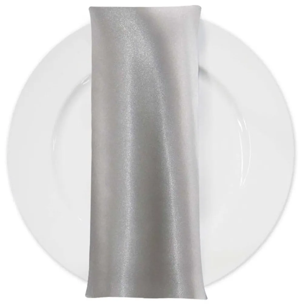 Bridal Satin Table Napkin in Off White 105
