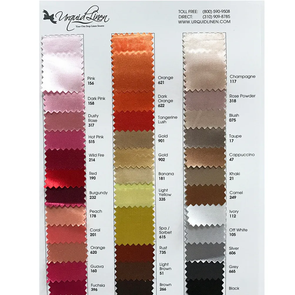 Bridal Satin Table Runner in Khaki 021