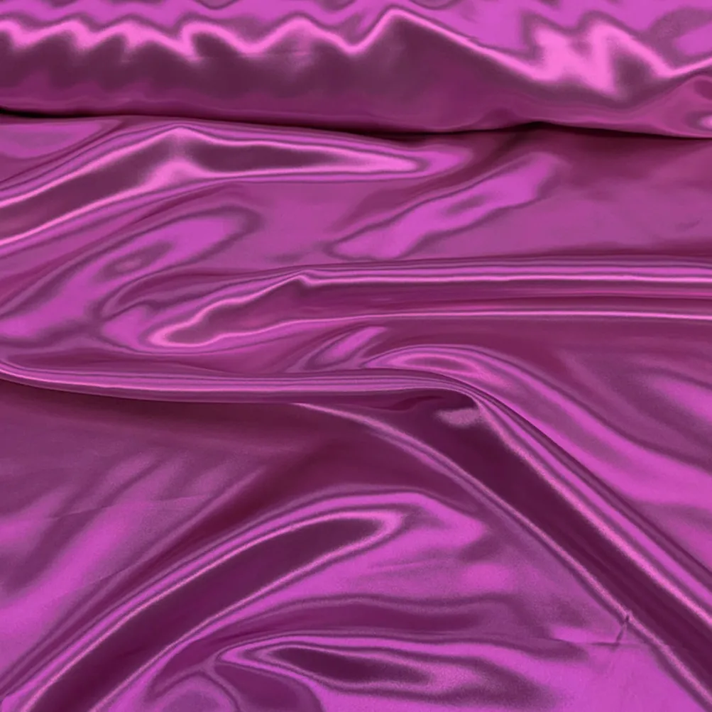 Bridal Satin Table Runner in Magenta 592