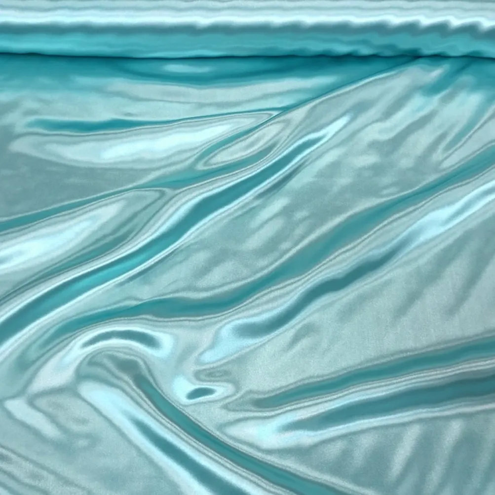 Bridal Satin Table Runner in Turquoise 141