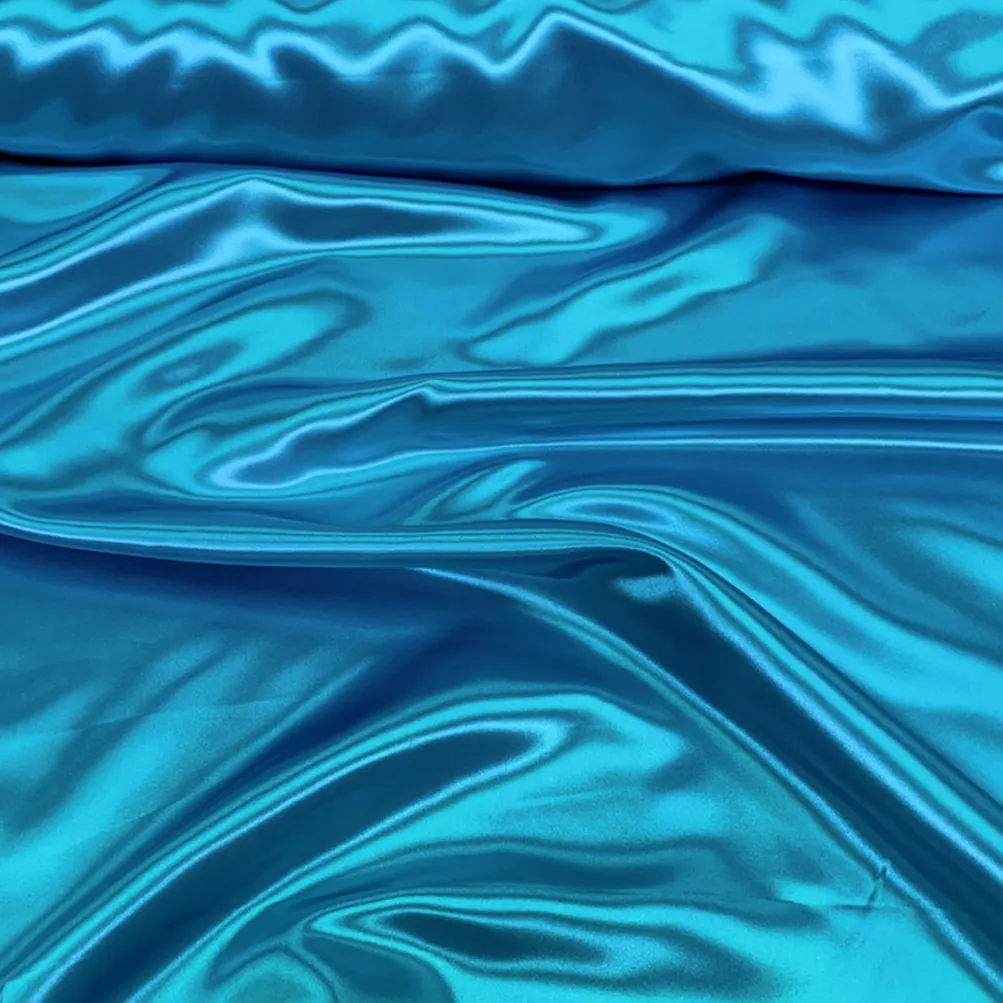 Bridal Satin Table Runner in Turquoise 31