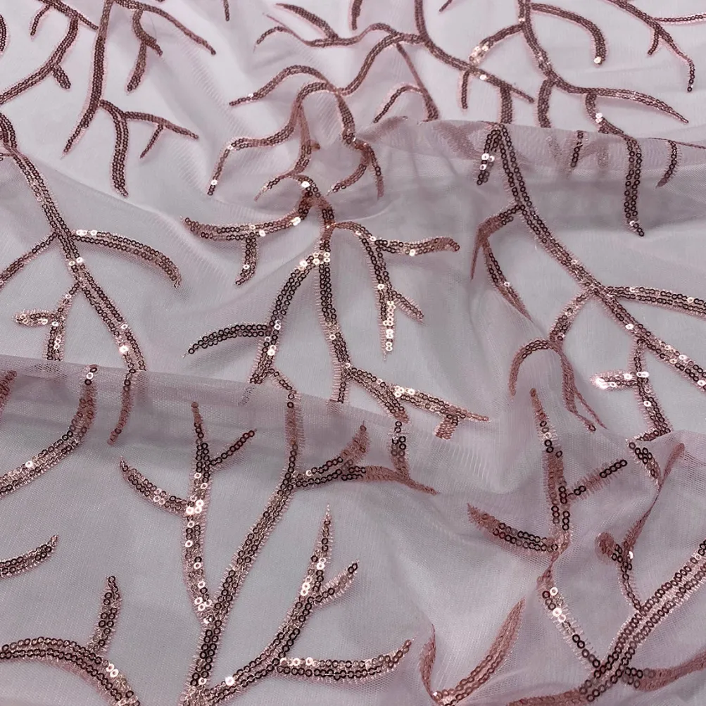 Brooks Sequins Table Runner in Blush
