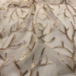 Brooks Sequins Table Runner in Champagne
