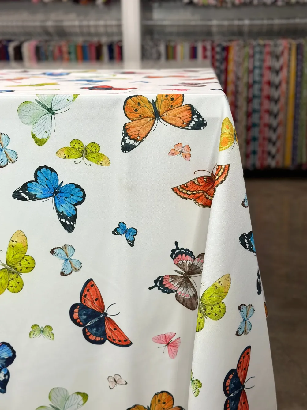 Butterfly (Poly Print) Table Linen