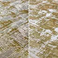 Calypso Jacquard (Reversible) Table Linen in Gold
